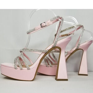 INC International Concepts Ritika Embellished  Platform Dress Sandals Size 9 NWT